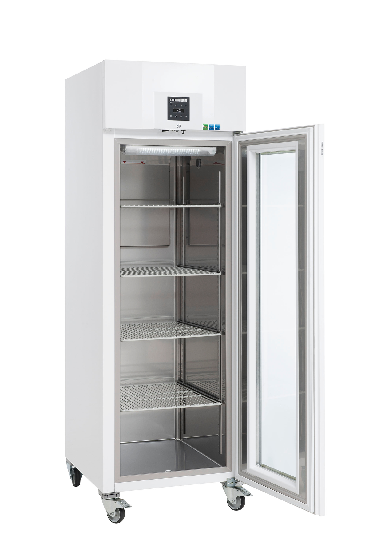Liebherr LKPV 6553 – porte vitrée ouverte avec grilles