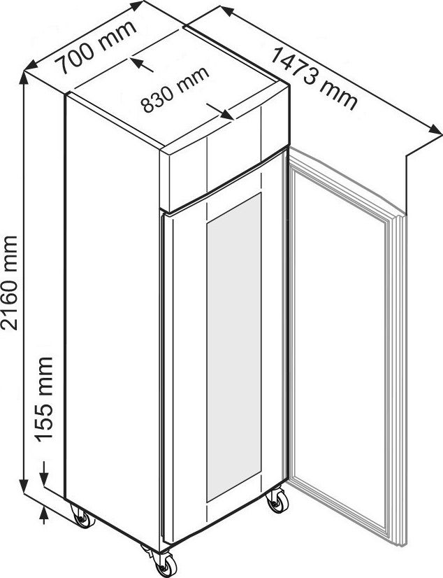 Liebherr LKPV 6553 – schéma technique et dimensions
